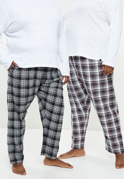 2 Pack Plus Woven Sleep Pants - Multi