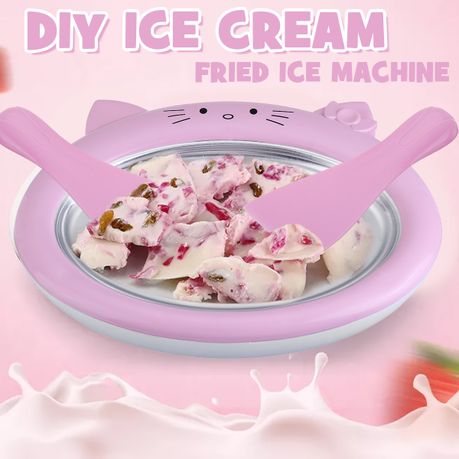 Mini fried ice online cream machine