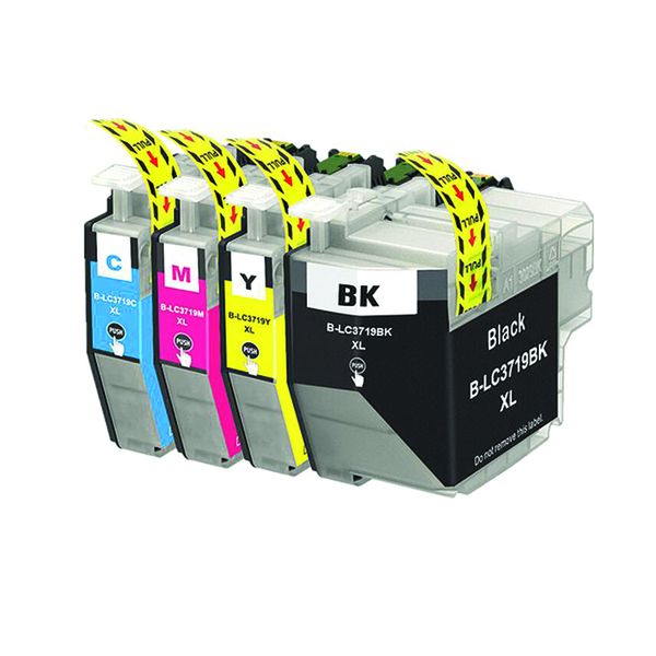Compatible Brother LC3719XL Ink Cartridge combo pack B/C/M/Y