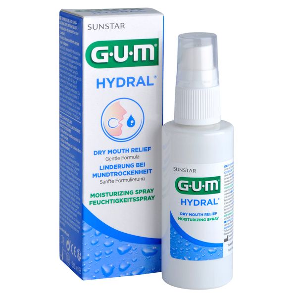 Sunstar G.U.M Hydral Dry Mouth Relief Spray 50ml