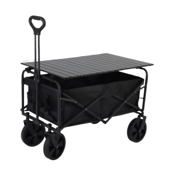 90cm X 56cm Portable Adjustable Utility Beach Camping Wagon With Board