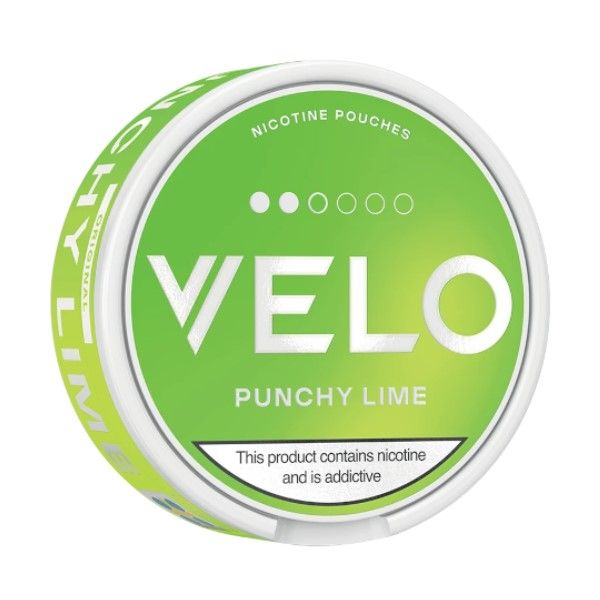 Velo Mini Nicotine Pouches - Punchy Lime 6mg - 1 Pack (15 Pouches)