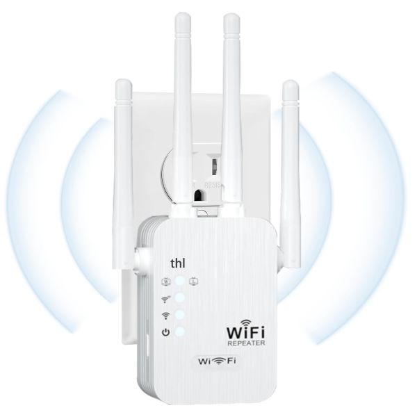 thl 1200Mbps WiFi Extender with Ethernet Port, WiFi Booster for Home