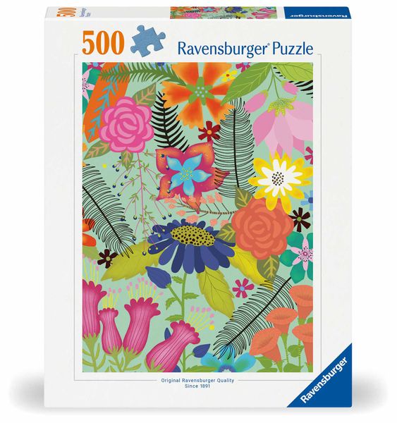 Ravensburger 500pc Puzzle Wt Flowerjungle