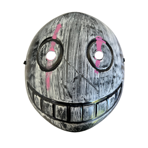 Halloween Cosplay Creepy Smile Plastic Mask