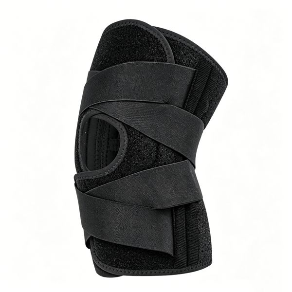 2 Sets Of Knee Supports - Open Patella Support - M
