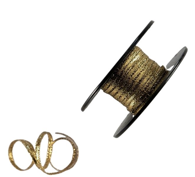 Gold Flat Lurex - 20m Roll