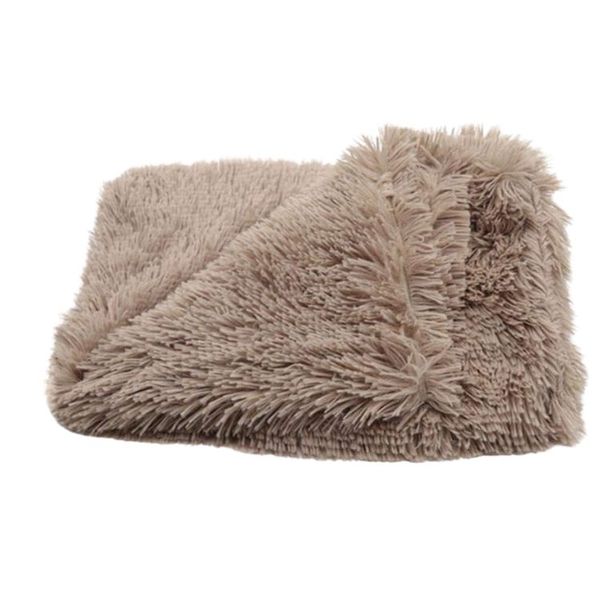 Double-Layer Ultra-Soft Fluffy Plush Pet Blanket &amp; Kennel Mat