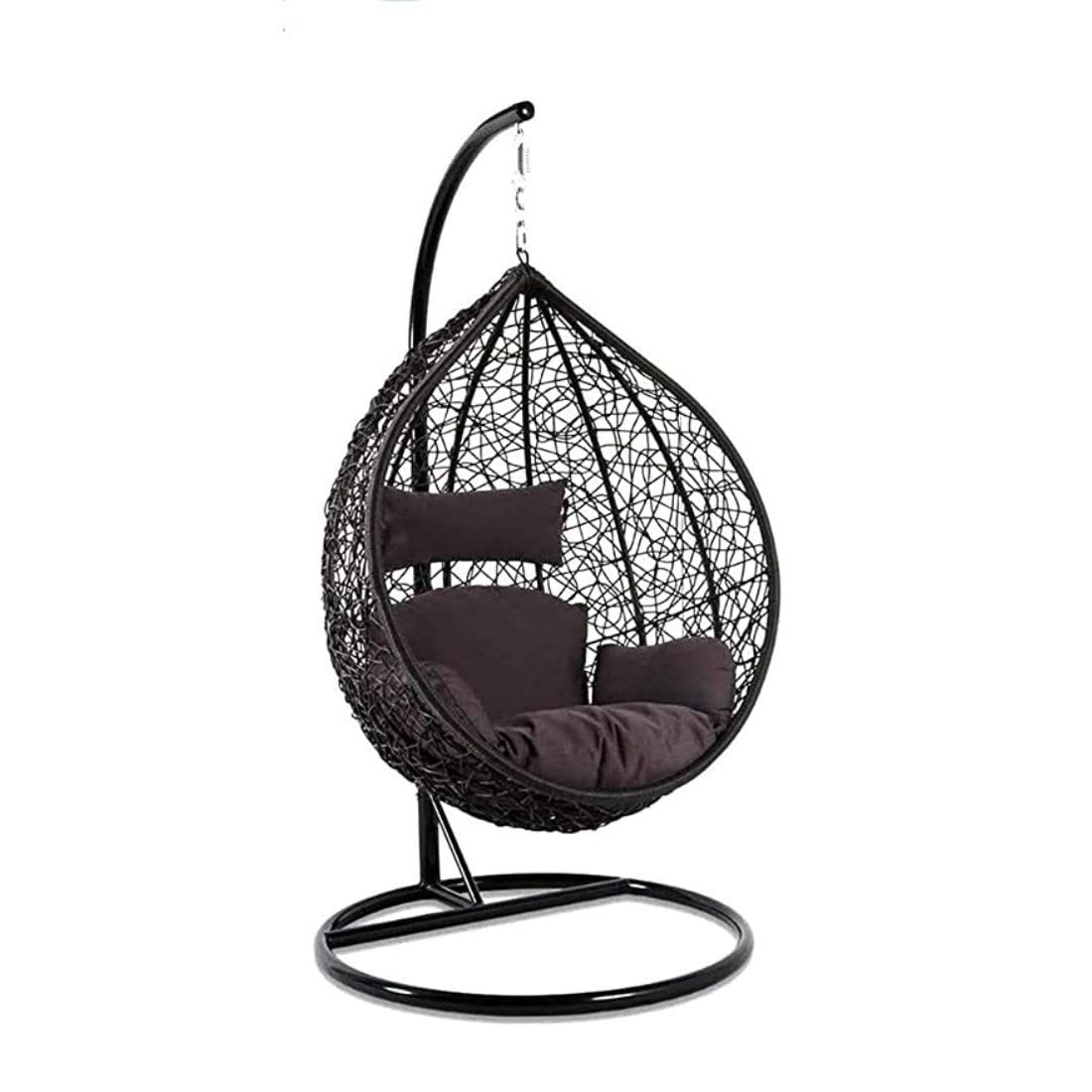 Hanging / Nest Chairs Patio / Garden / Balcony Swing Chairs Black