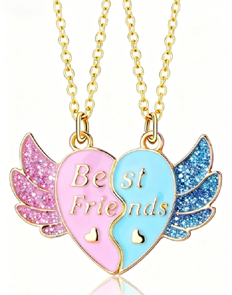 2 Piece Friendship Necklace Best Friend Necklace Gifts