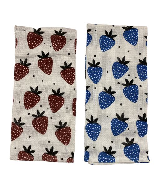 Blossom Dish Cloths Strawberry - 2 Pack