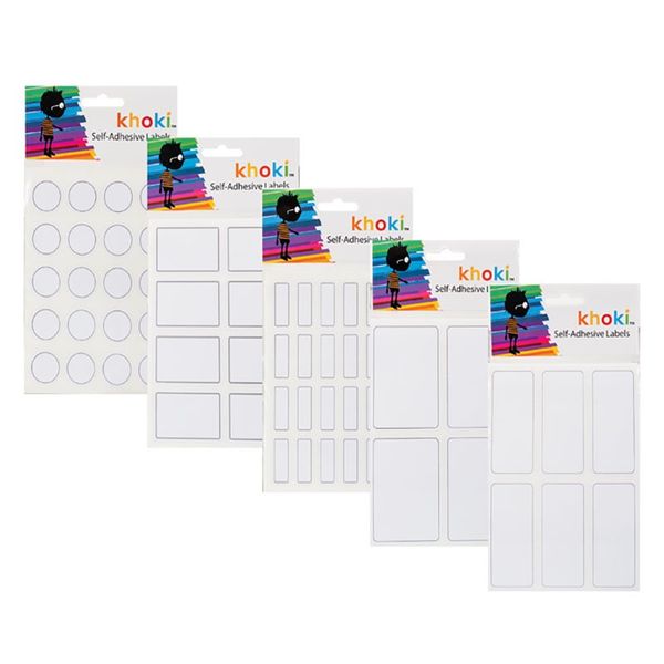 Labels Self Adhesive - 10 Pack
