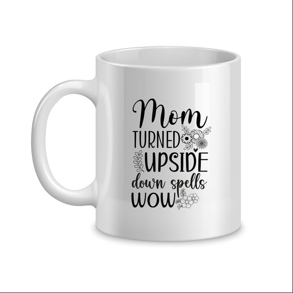 Wow Coffee Mugs for Mothers Day Trendy Mom Sayings Graphic Cups Present 063