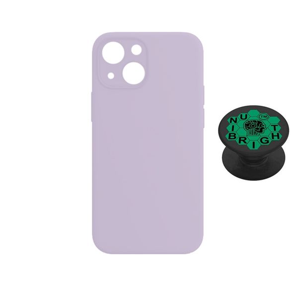 Unibright Silicone Cover for iPhone 13 + Pop-Grip