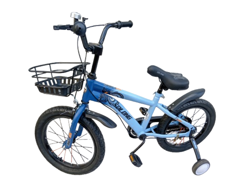 12 '' inch Baby Blue Rider Bicycle For Kids 2 To 4 Yrs With Training Wheels