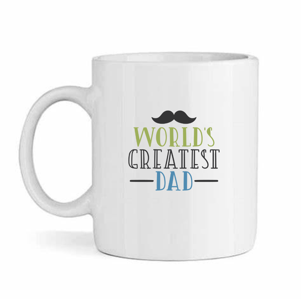 World's Greatest Dad Father's Day - Mother's Day-Valentines Mug