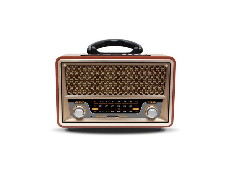 JRY Classic Retro Syle Radio (Gold/Grey)