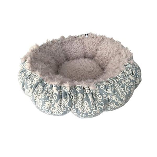 Luxury Rose Bed - Shaggy Fur Blue