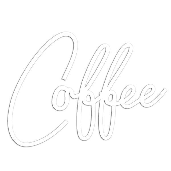 Coffee Neon Signs LED Neon Light, Cool White Coffee Neon Sign