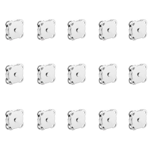 Craft DIY Stitch Sew On Magnetic Press Buttons Set of 15 - 1.4cm