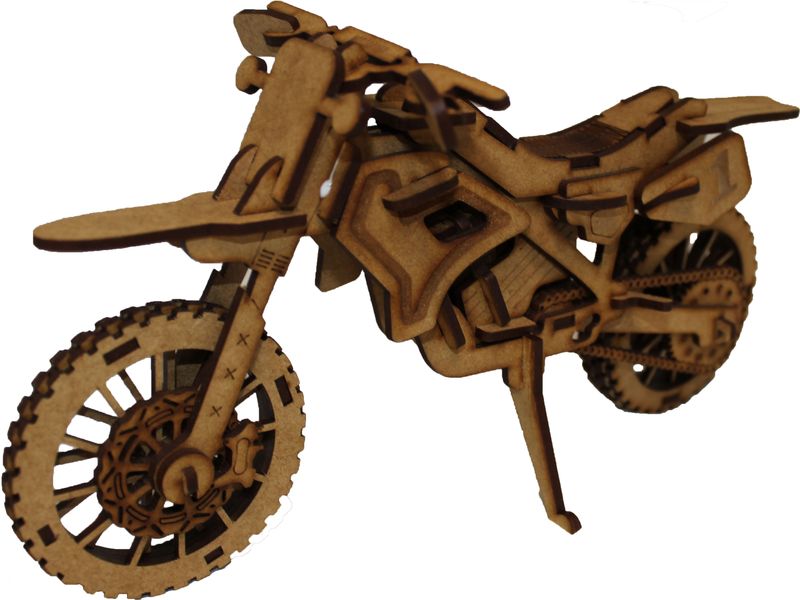 Motorbike Wooden 3D Puzzle