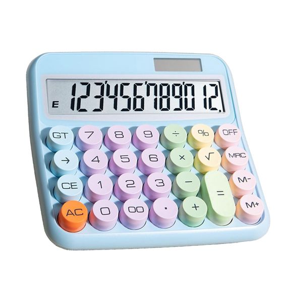 Standard Calculator 12 Digits with Battery Calculator - Solar Rechargeable