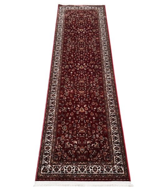Rugs &amp; Decor / All Over Floral Soft Touch Red Runner Rug - 300 x 80 cm