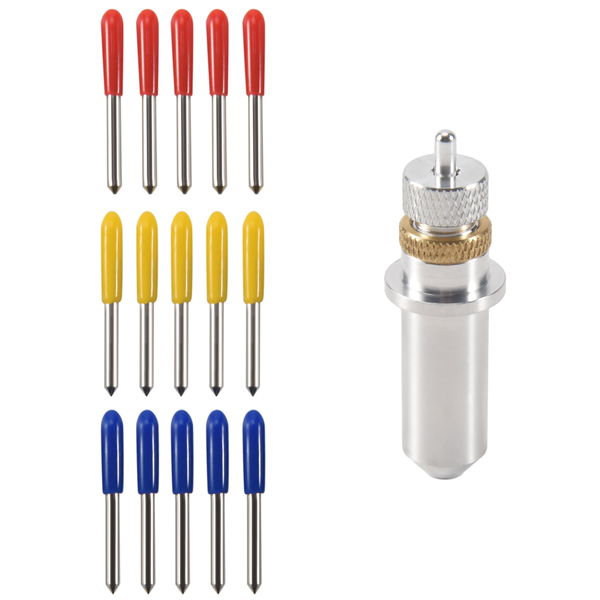 15 Pcs Carbide Blades for Silhouette Cameo 3 Vinyl Compatible with None