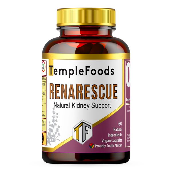 Temple Foods RenaRescue. Kidney Healer. Chanca Piedra, Cordyceps