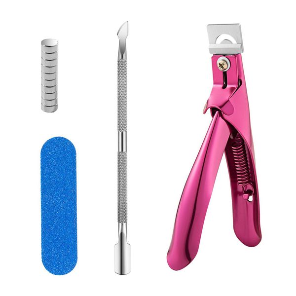 4 Nail Clippers Set Nails Tip Cutter With Magnets Manicure Tool Set