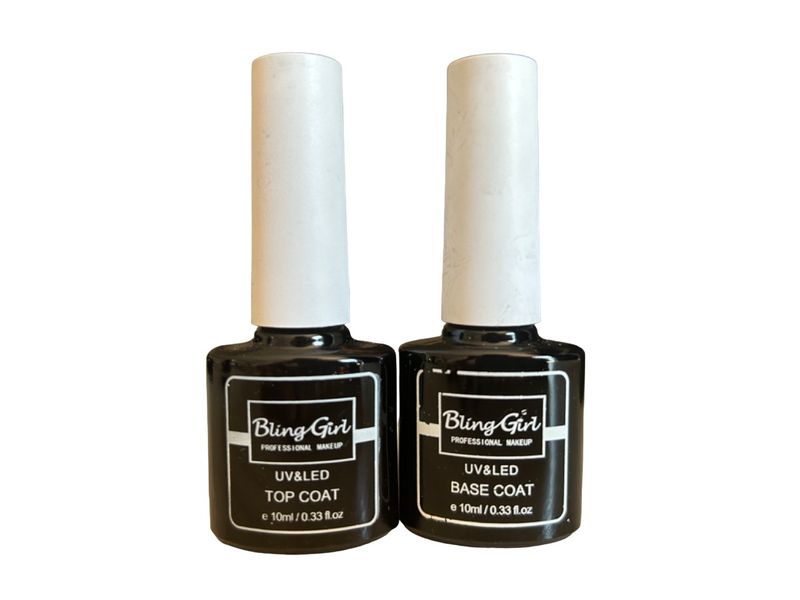 Bling Girl Professional SoakOff UV /LED Gel Nail Polish Top and Base