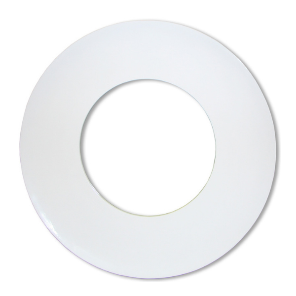 White Round Modern Mirror - 1080x1080mm
