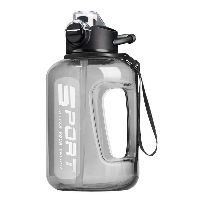 Sports Reusable Water Bottle with Flip-top Lid & Handle & Strap | Shop ...