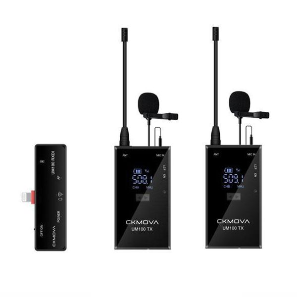 CKMOVA UM100 Kit6 Dual-Channel Wireless Microphone