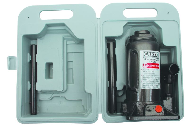 12 Ton Bottle Jack In Blow Mould Case