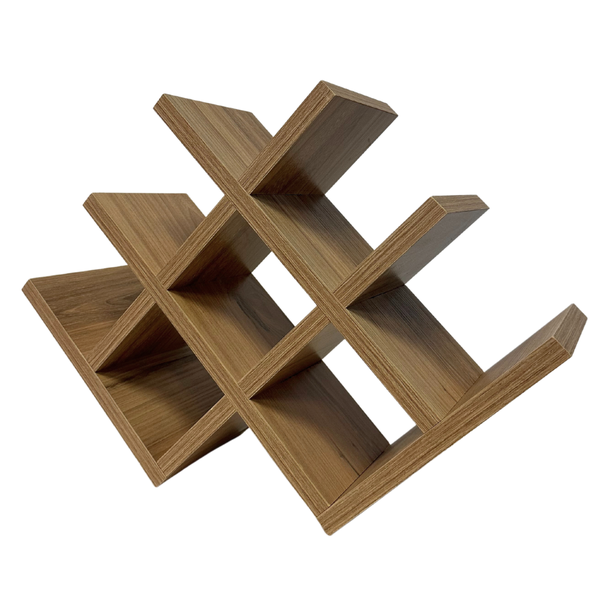8 Bottle Wooden Wine Rack