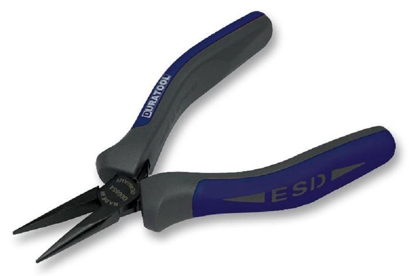 Duratool (D00654) 130mm ESD Snipe Straight Nose Plier