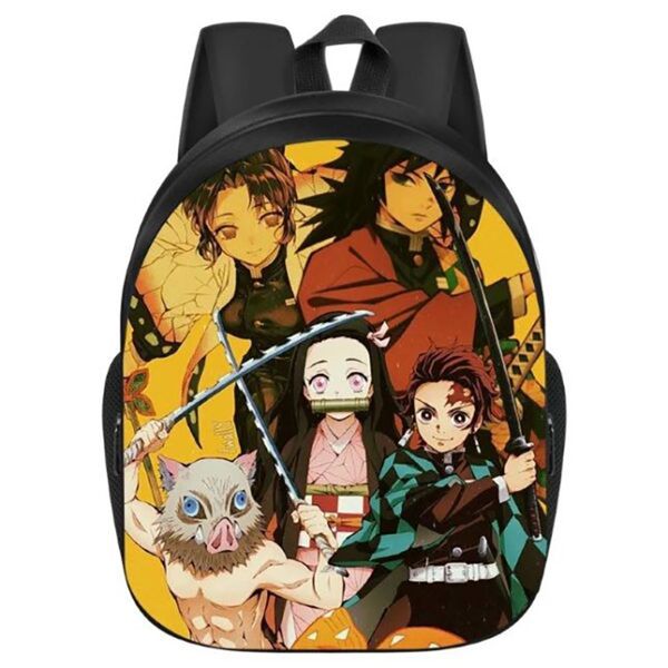 Naruto Anime Demon Slayer School Backpack Students School Bag