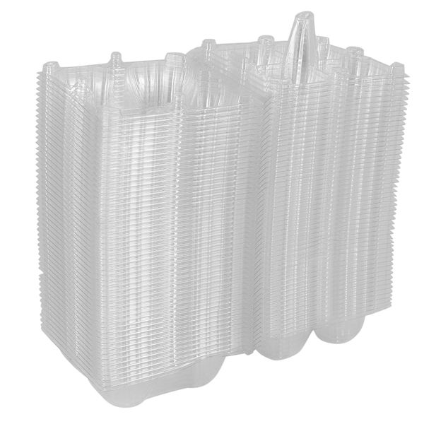Plastic Egg Cartons for Family Pasture Chicken Market- 4 Grids 50Pieces