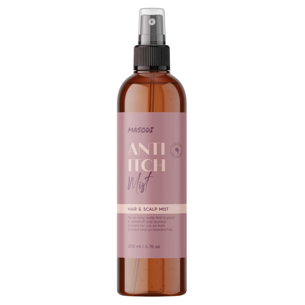 Masodi Anti-Itch Tea Tree Hair & Scalp Mist 200ml