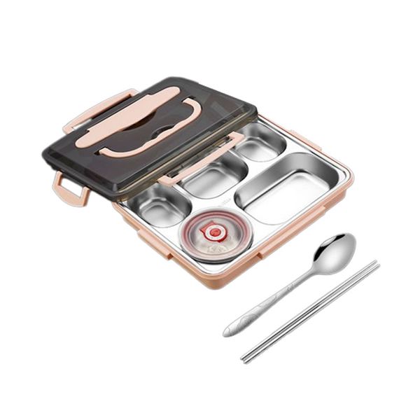 Portable 304 Stainless Steel Lunch Box HB-35B