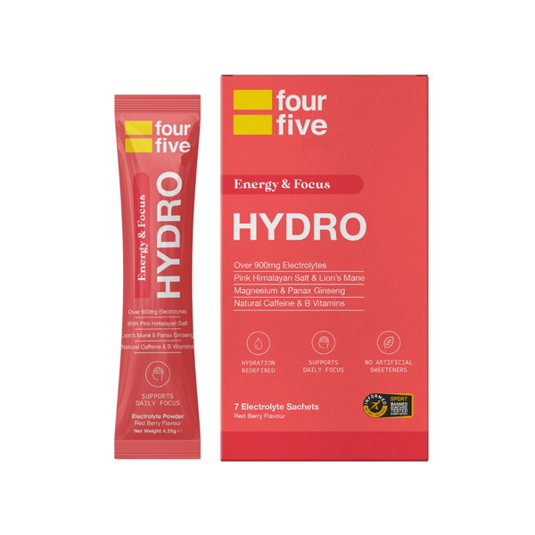 7 Pack Fourfive Hydration Sachets (Energy &amp; Focus) - Hydro Electrolytes