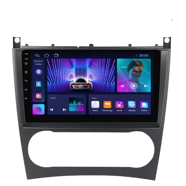 9" Android Car Multimedia Player For Mercedes-Benz C-Class W203 2004-2011)