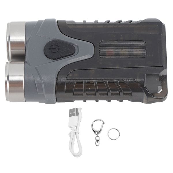 USB Portable Magnetic Mini Keychain Flashlight