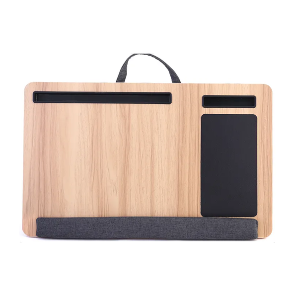 Portable Tilted Lap Desk with Cushion Tablet Holder Laptop Bed Laptop Desk