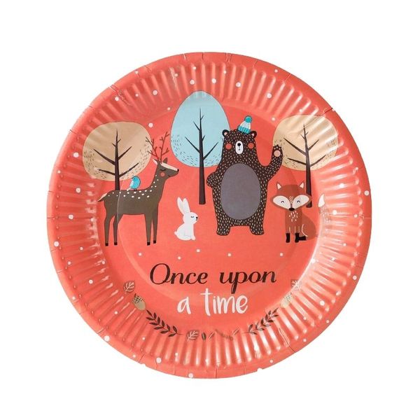 iKids Party Paper Plate - Animal - 7" Set of 10