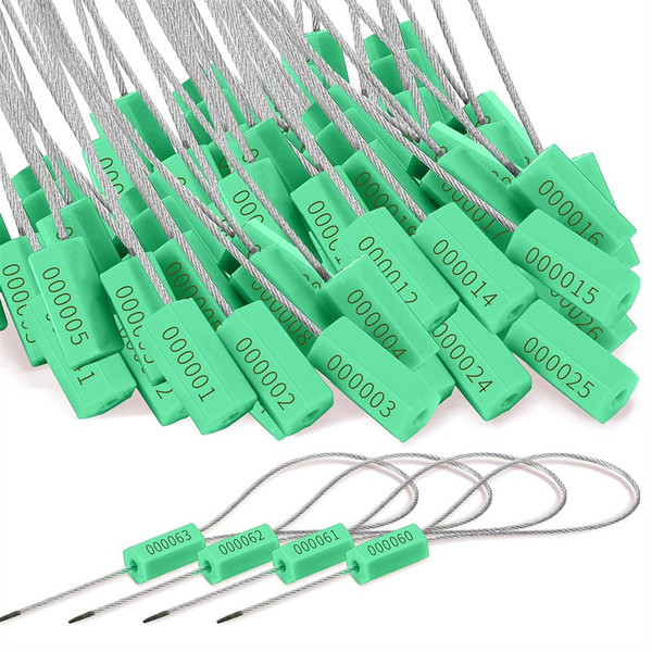 120 Steel Cable Seals Metal Security Seal,Green