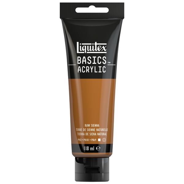 Liquitex Basics Acrylic Colour 118ml Tube - Raw Sienna