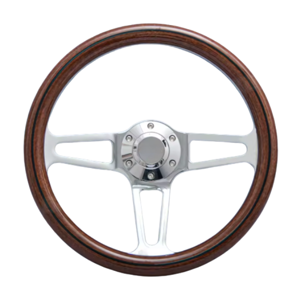 Classic Wood Grain Steering Wheel ( AK-8976A-CH-WL)
