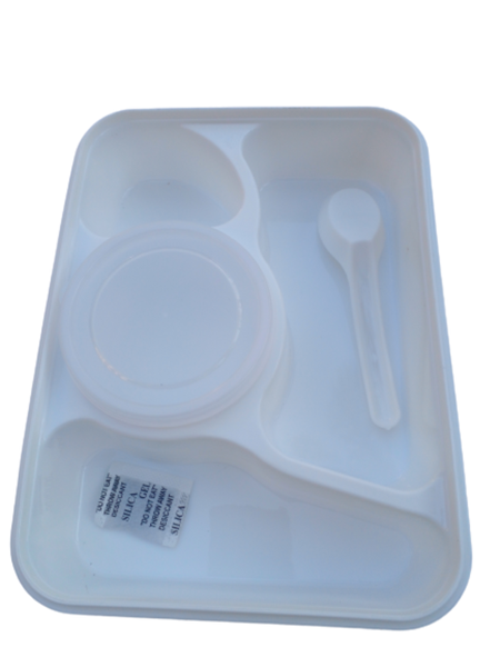 Lunch Box With 4 Compartments - White